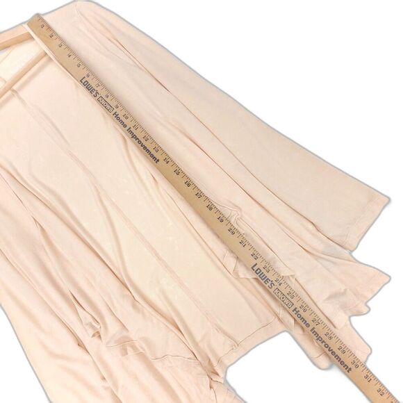 TORRID Super Soft Waterfall Cardigan Draped Open Front Sweater Sand Plus Size 1X - Picture 4 of 10